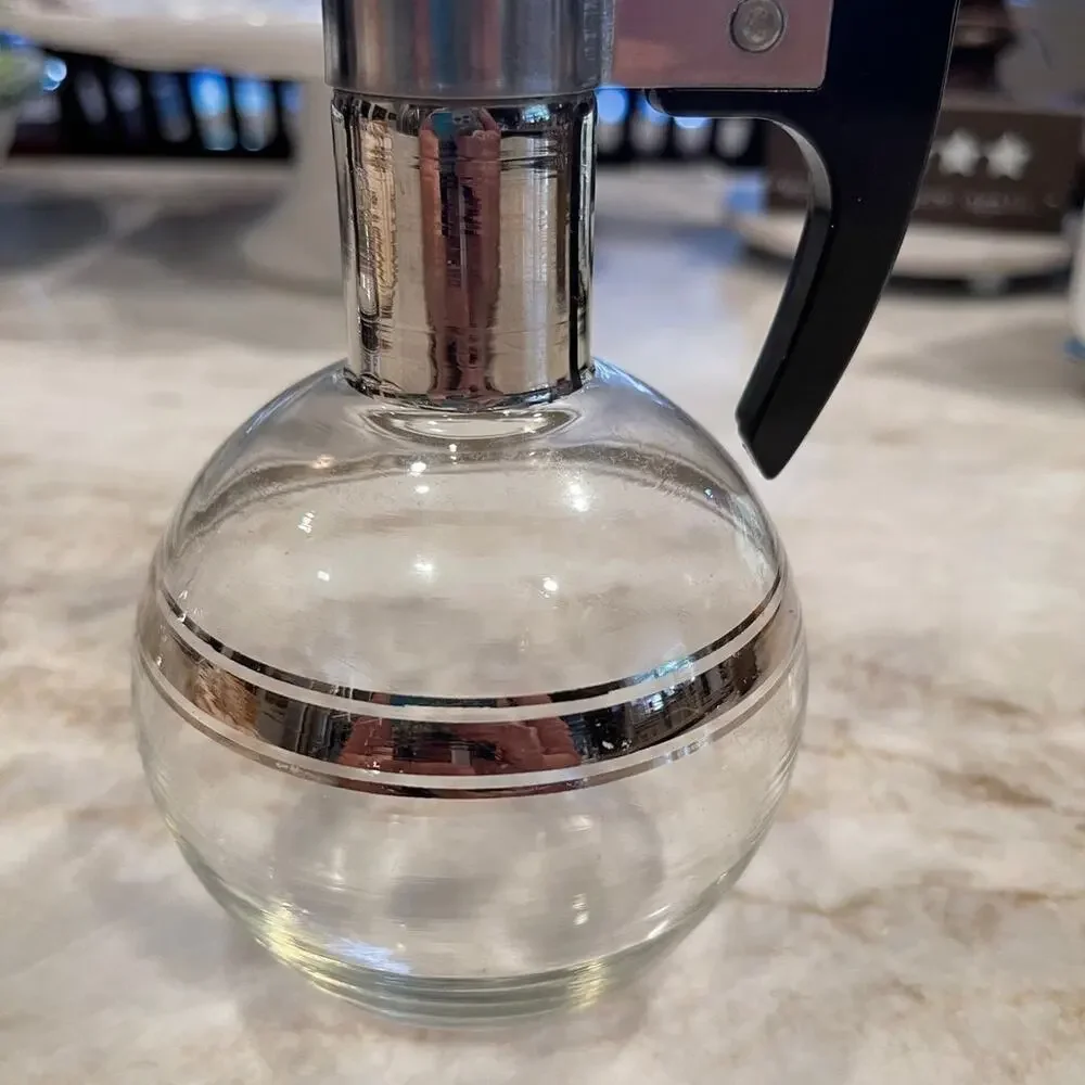 Vintage Retro Glass Pyrex individual coffee decanter
